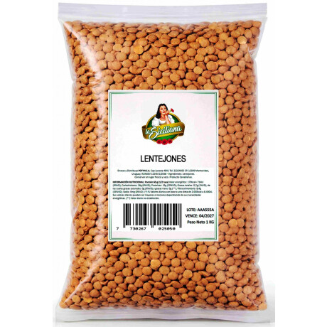 LENTEJON LA SICILIANA PAQ. 1K LENTEJON LA SICILIANA PAQ. 1K