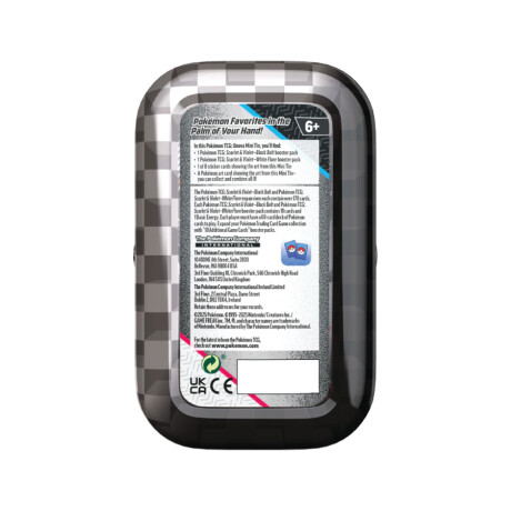 Pokémon Mini Tin - Black Bolt & White Flare [Inglés] Pokémon Mini Tin - Black Bolt & White Flare [Inglés]