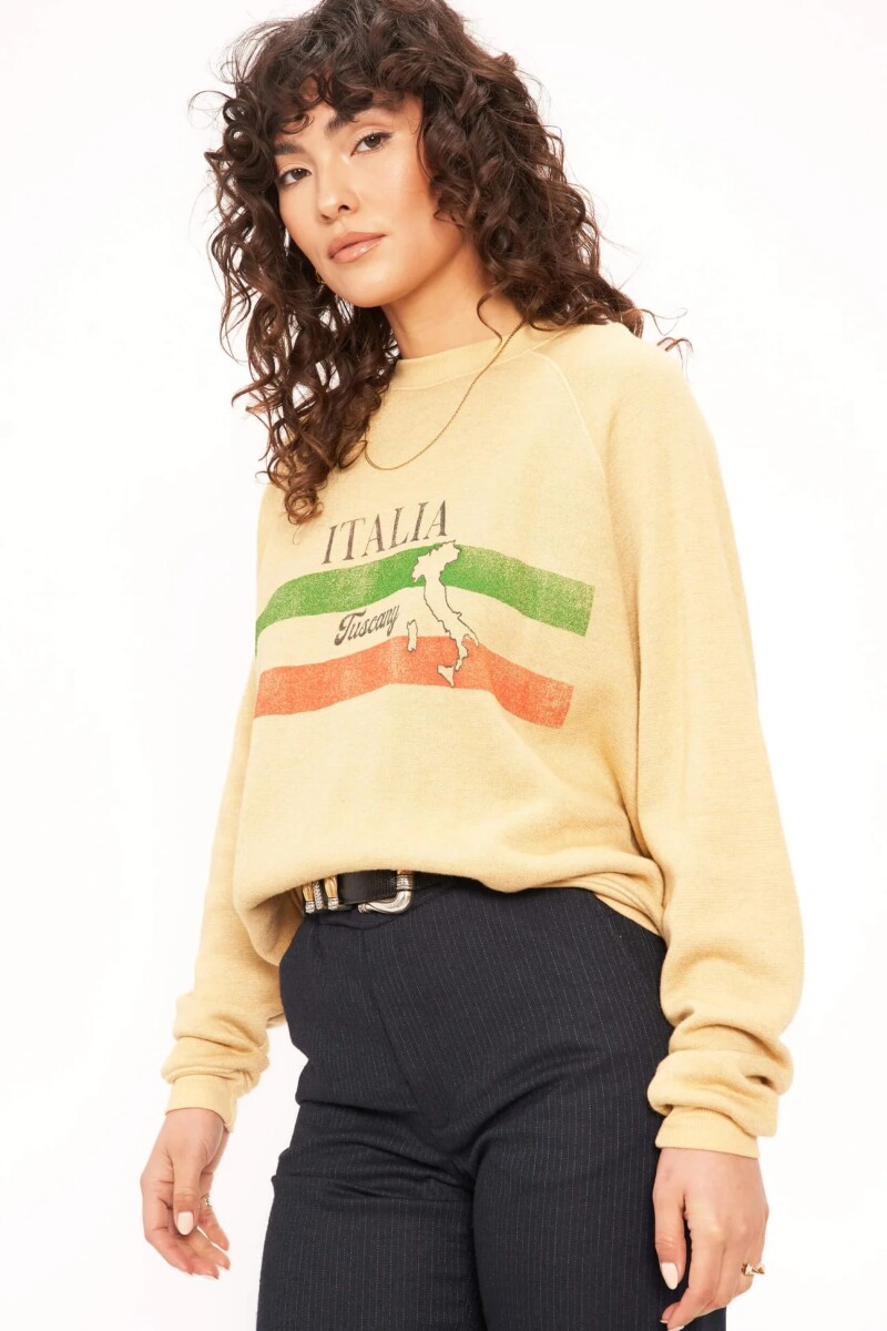 ITALIA SWEATSHIRT Amarillo