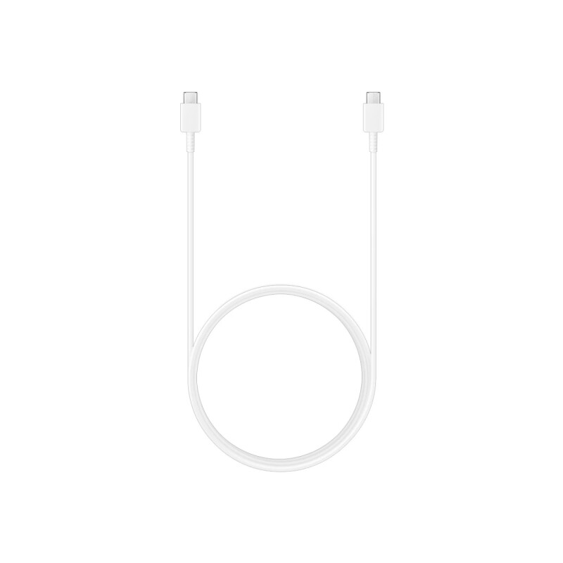 Cable original Samsung Tipo-C a Tipo-C 1.8 metros color blanco Cable Original Samsung Tipo-c A Tipo-c 1.8 Metros Color Blanco