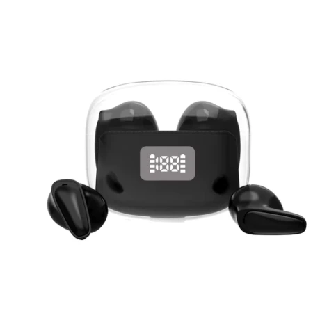 AURICULARES INALAMBRICOS BLUETOOTH IN EAR F10 PANTALLA NEGROS CON ESTUCHE AURICULARES INALAMBRICOS BLUETOOTH IN EAR F10 PANTALLA NEGROS CON ESTUCHE