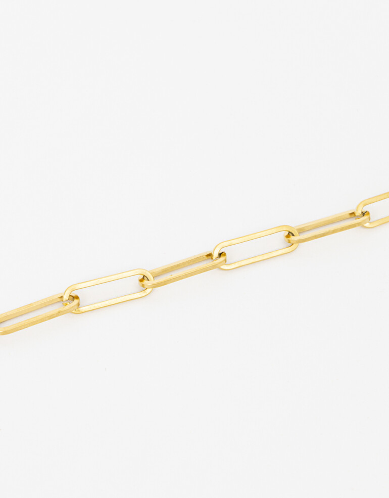 Pulseras Flexibles Metal Pulsera Flexible Acero - Dorado