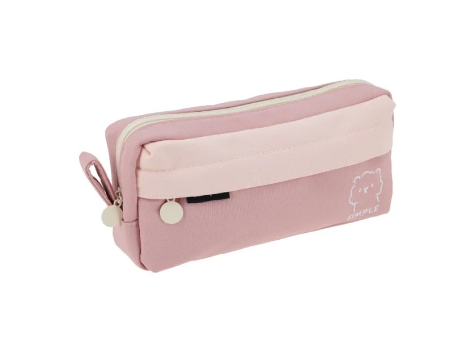 Cartuchera Campus Simple - Rosada 