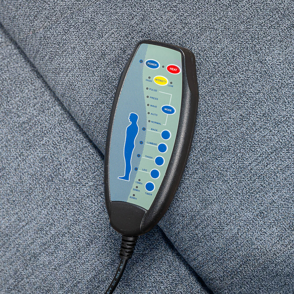 SOFÁ RECLINABLE MULTIFUNCIÓN 1 CUERPO TELA GRIS ATIKA