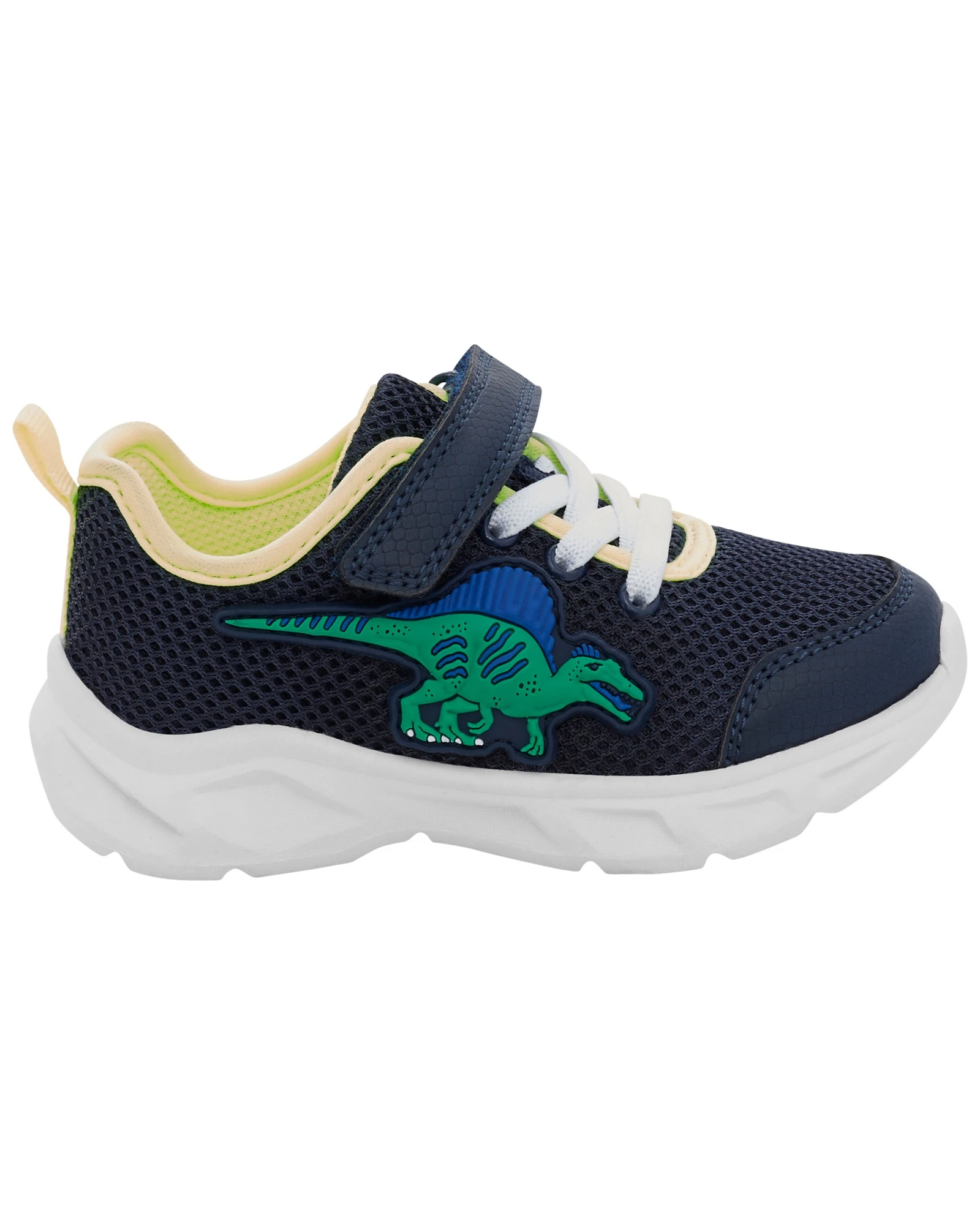 Championes con velcro y luces, diseño dinosaurio Championes con velcro y luces, diseño dinosaurio
