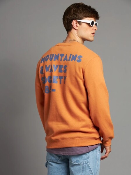 BUZO RUSTY OLTEN NARANJA