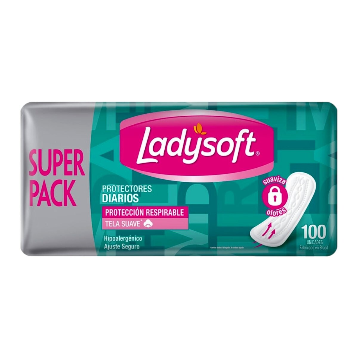 PROTECTORES DIARIOS LADYSOFT X100 UNIDADES 