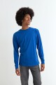 Remera cuello redondo AZUL