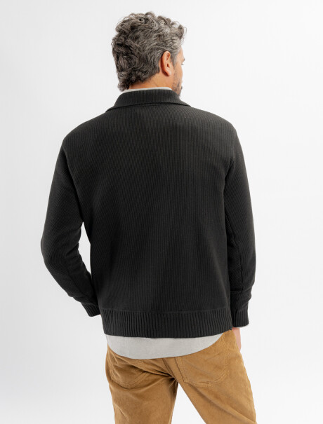 Buzo tejido cuello polo Buzo tejido cuello polo