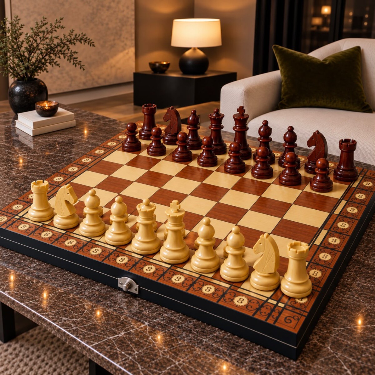 Juego 3 en 1 Ajedrez, Damas y Backgammon Magnético Plegable 