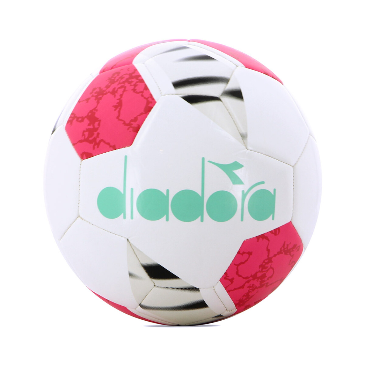 Diadora Pelota Futbol MD ALPHA 3 - 1137 - Blanco-Fucsia 