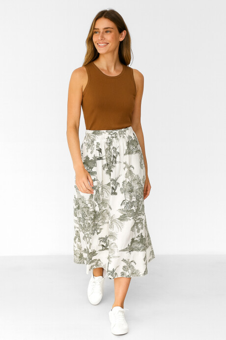 Falda Raspere Estampado 1