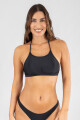 Top halter Negro