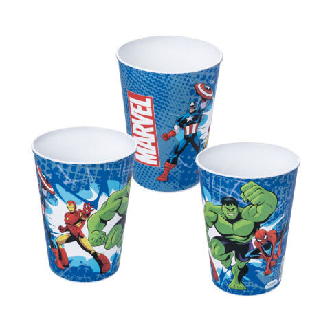 Vaso Plástico 320 ml Capitan América Diseño Surtido U