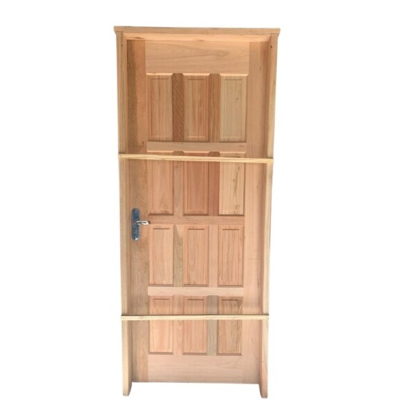 PUERTA EXTERIOR 0,78 X 2,05 MT TABLERO VERTICAL EUCALIPTO - DERECHA PUERTA EXTERIOR 0,78 X 2,05 MT TABLERO VERTICAL EUCALIPTO - DERECHA