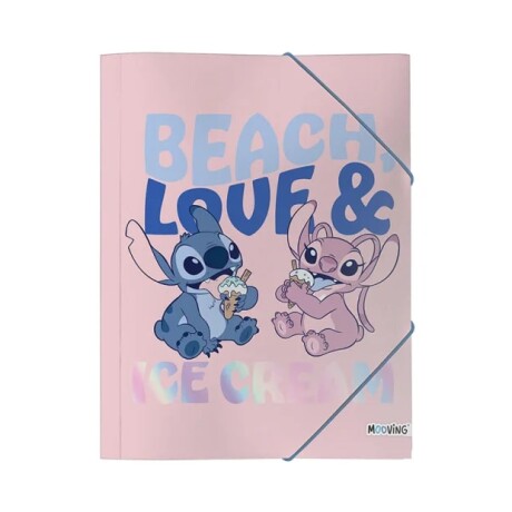 Carpeta con Elastico Licencias Stitch y Angel