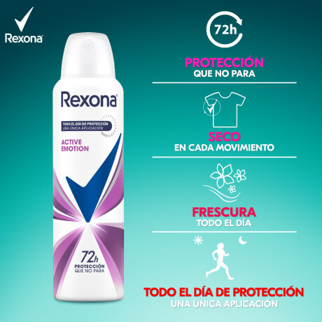 Rexona Desodorante Antitranspirante Aerosol Active Emotion Rexona Desodorante Antitranspirante Aerosol Active Emotion