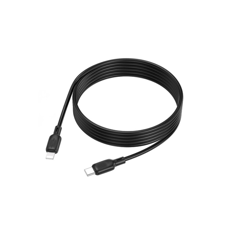 Cable Carga Rápida Usb-c A Lightning 2m Silicona Negro 27w Cable Carga Rápida Usb-c A Lightning 2m Silicona Negro 27w