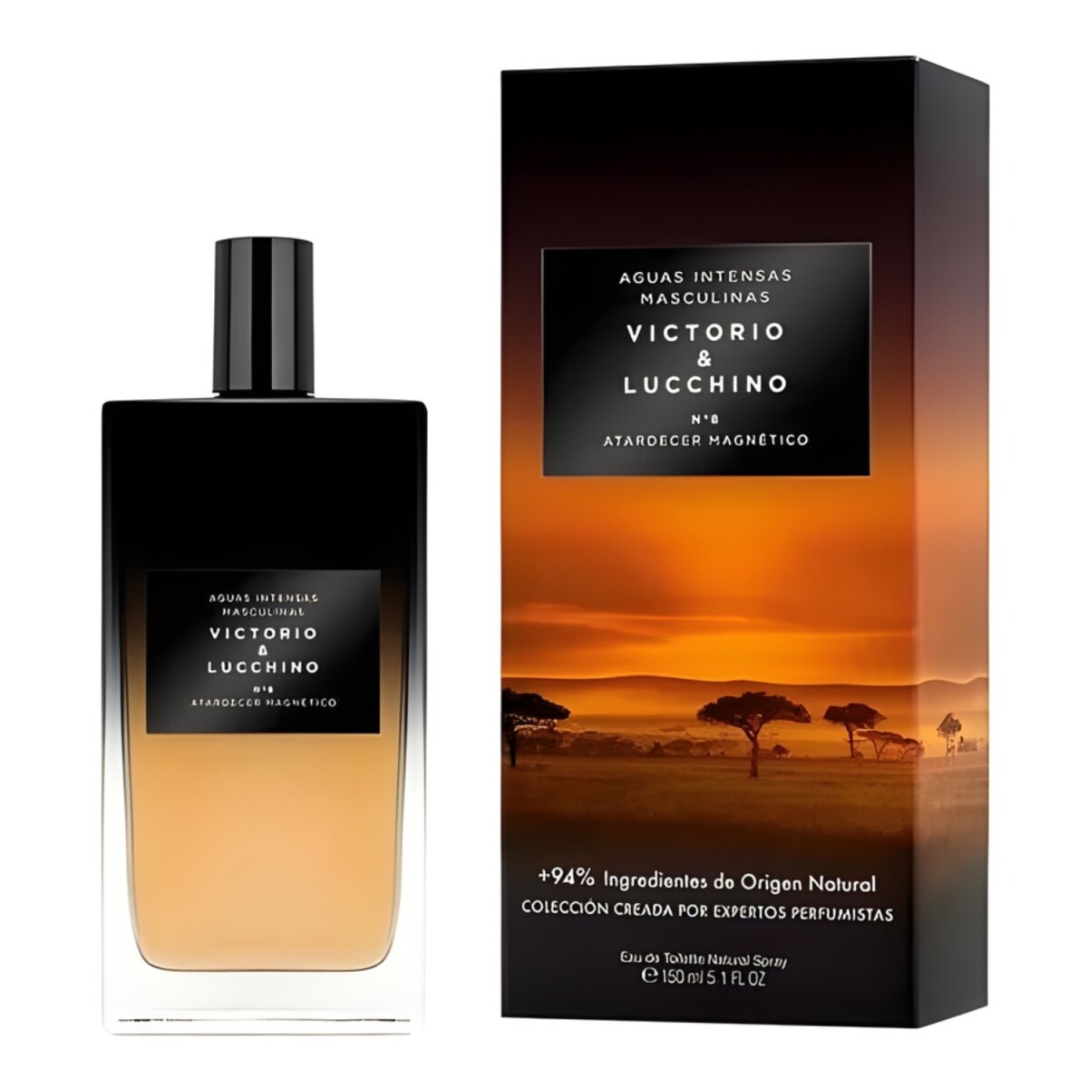 Perfume Victorio & Lucchino N8 Atardecer Magnético EDT 150ml Para Hombre Aroma Amaderada 
