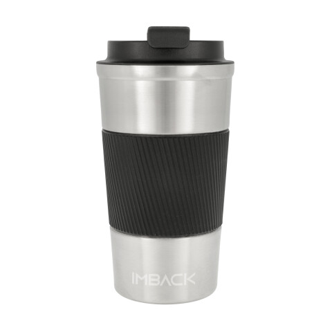 Vaso Termico Cafe 510 Ml Acero Inoxidable Ss304 Con Tapa Mug Bebidas Imback Plateado Vaso Termico Cafe 510 Ml Acero Inoxidable Ss304 Con Tapa Mug Bebidas Imback Plateado