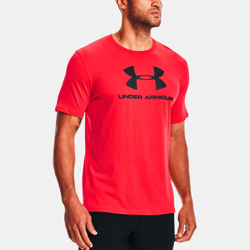 Under Armour Sportstyle Logo Ss Rojo-negro