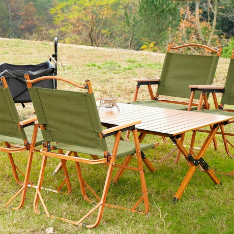 Silla Plegable Camping Playa Picnic Pesca Portátil Verde