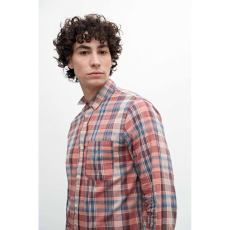 Camisa Tilas Ladrillo