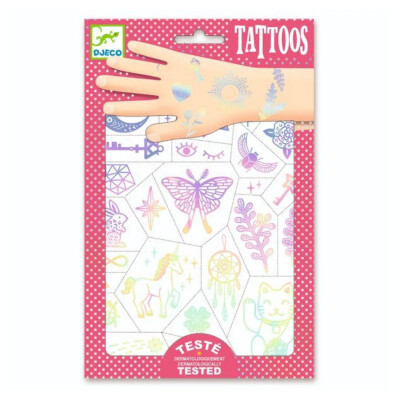 Tatuajes temporales Amuletos de la suerte Djeco Tatuajes temporales Amuletos de la suerte Djeco