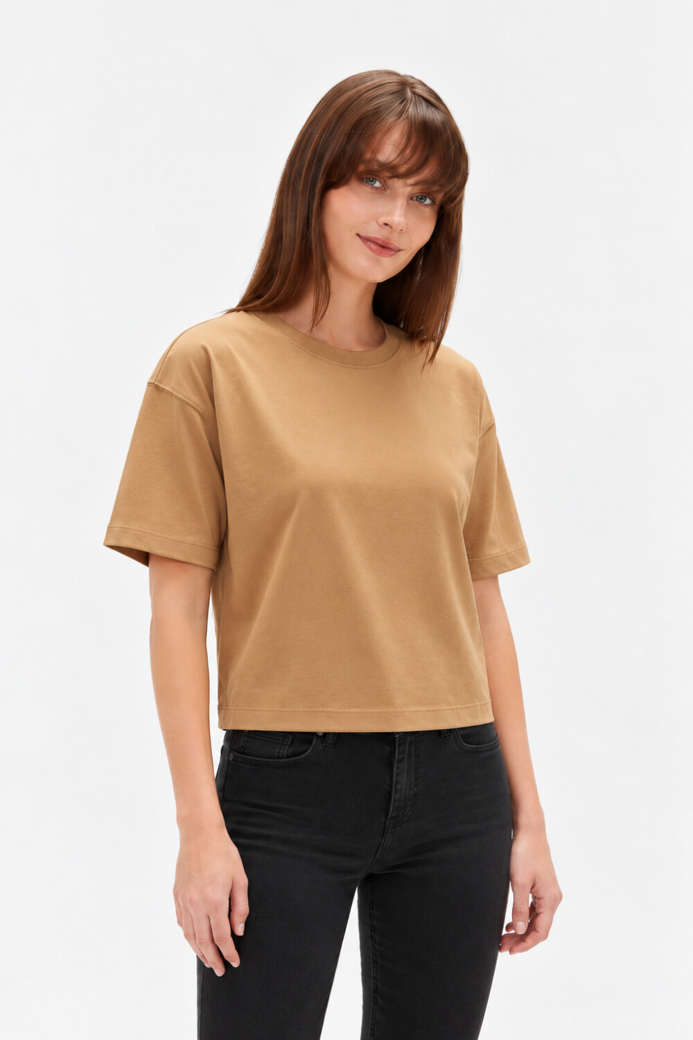 Remera Solisa Beige Oscuro