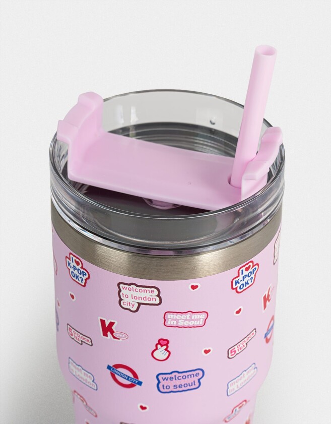 Accesorios Cocina Acero Vaso Térmico "k Pop" - Combinacion Multicolor