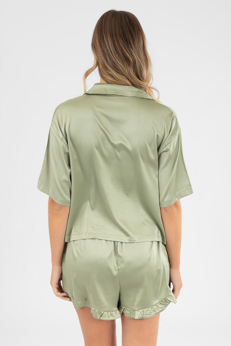 Green dull short Verde claro