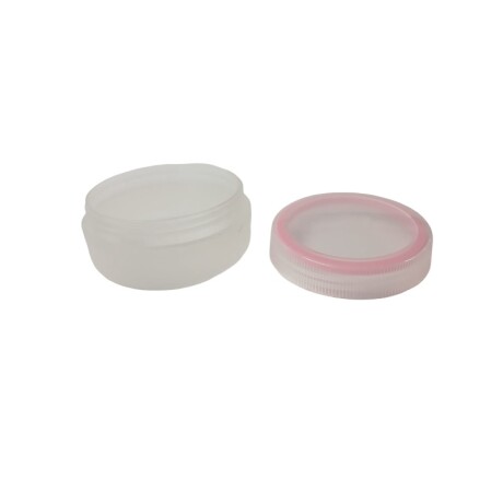 Frasco para crema rosa