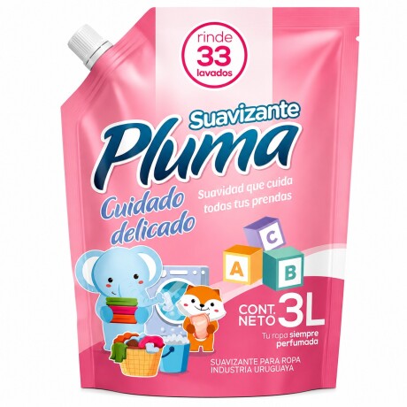 SUAVIZANTE PLUMA CUIDADO DELICADO DOYPACK 3LTS 001