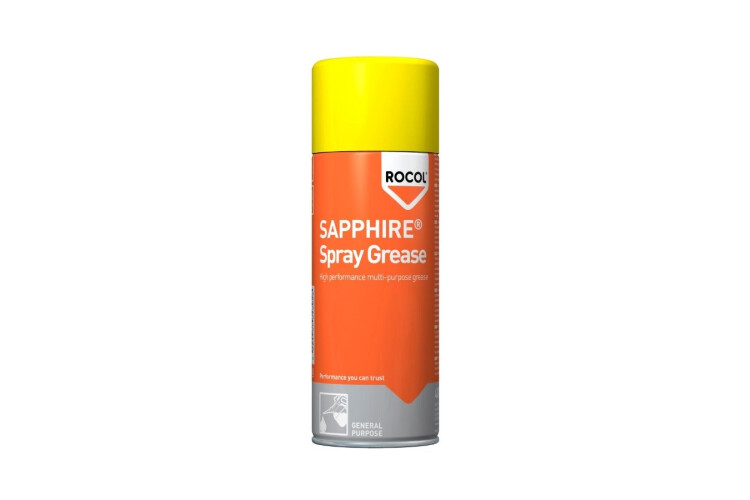 Spray Grasa con Espesante de Complejo de Litio Trabaja en un rango de Temp de -40°C a +200°C SAPPHIRE SPRAY Spray Grasa con Espesante de Complejo de Litio Trabaja en un rango de Temp de -40°C a +200°C SAPPHIRE SPRAY
