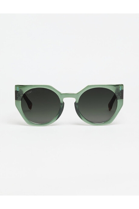Lentes Tiwi Venus Crystal Green-beige Top Line With Green Grad