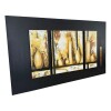 Cuadro marco de madera con 3 laminas - PRODUCTO CON DETALLES Cuadro marco de madera con 3 laminas - PRODUCTO CON DETALLES