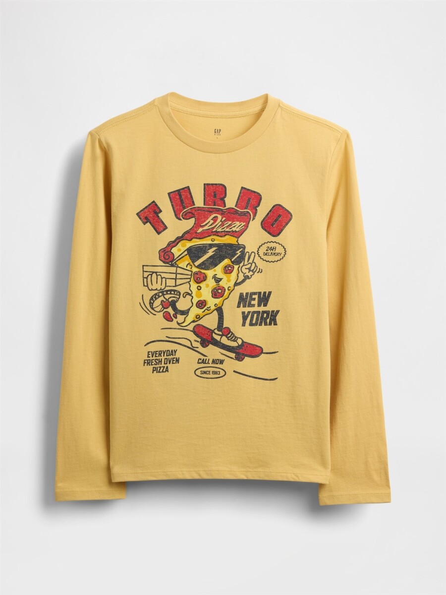 Remera Gráfico Niño - French Almond 