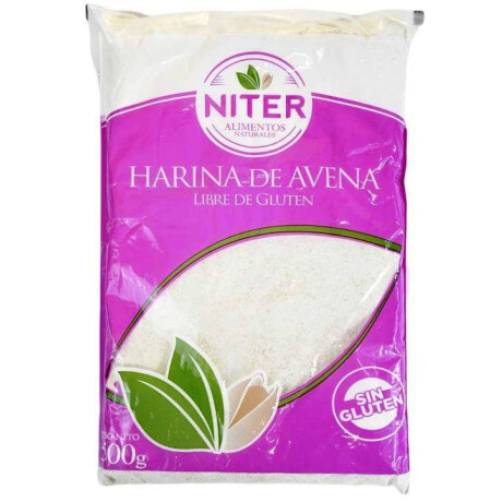 HARINA DE AVENA S/GLUTEN NITER 500G HARINA DE AVENA S/GLUTEN NITER 500G