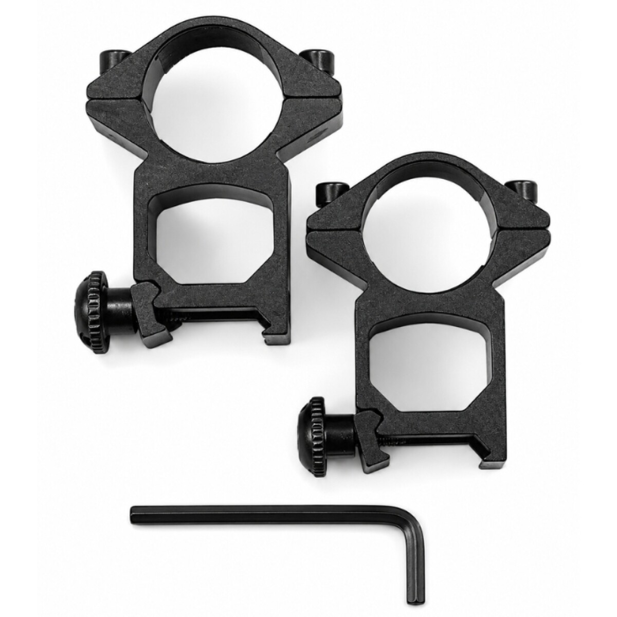 Anillas Altas Tubo 25 Mm Riel De 22mm 