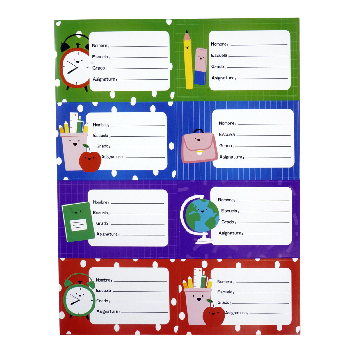 ETIQUETA CUADERNO 5PLANCHAS 
