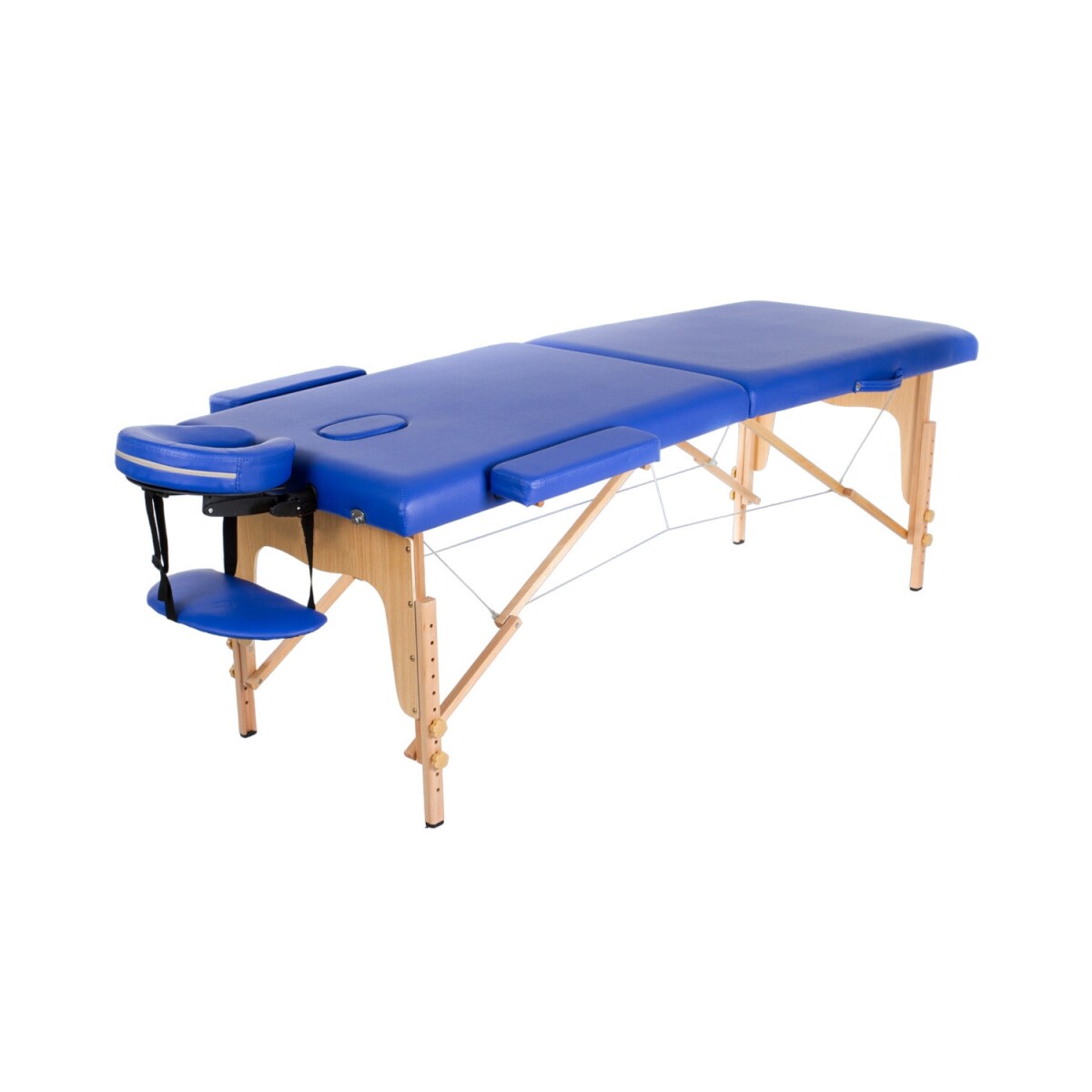Camilla Portátil Profesional Lumax de Madera 185x60cm - Azul 