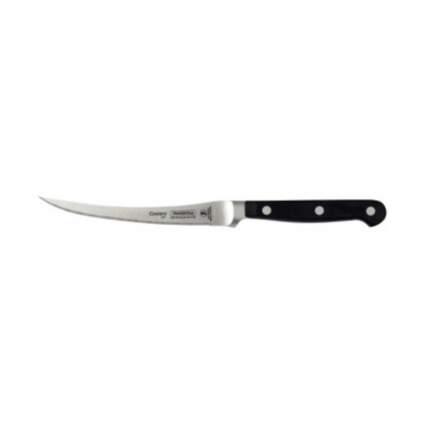 Cuchillo para Tomate 5" Acero Inoxidable Mango Negro | Tramontina 24048/005 Cuchillo para Tomate 5" Acero Inoxidable Mango Negro | Tramontina 24048/005