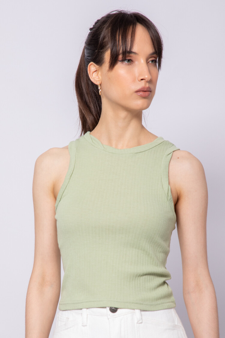 MUSCULOSA ROPE Verde Monte