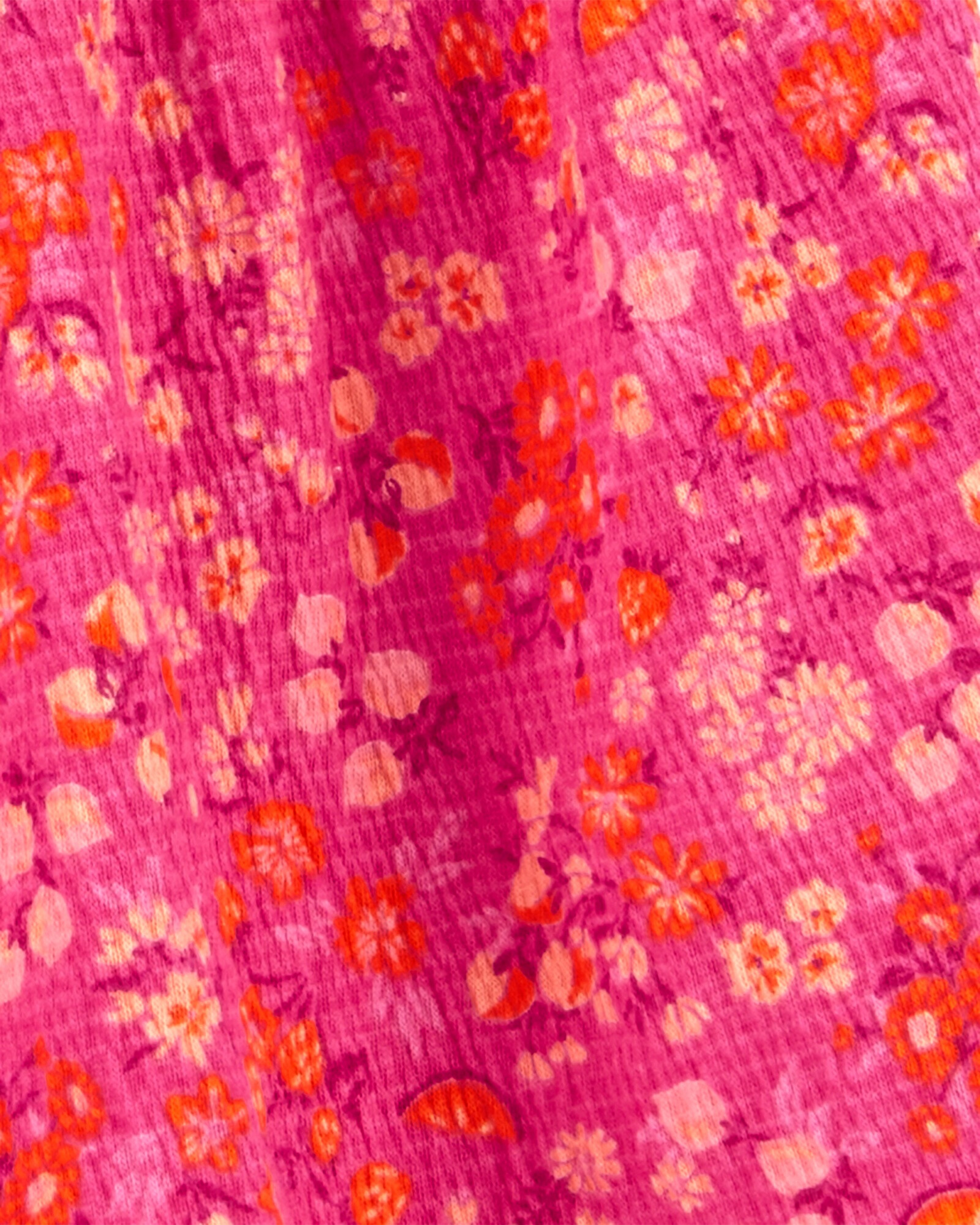 Monito corto de jersey arrugado diseño floral Monito corto de jersey arrugado diseño floral