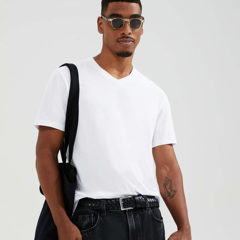CAMISETA MM MASC BRANCO