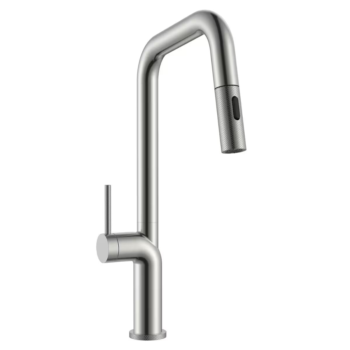 Grifería De Cocina Monocomando De Mesada Eon Extensible Gris Satinado 