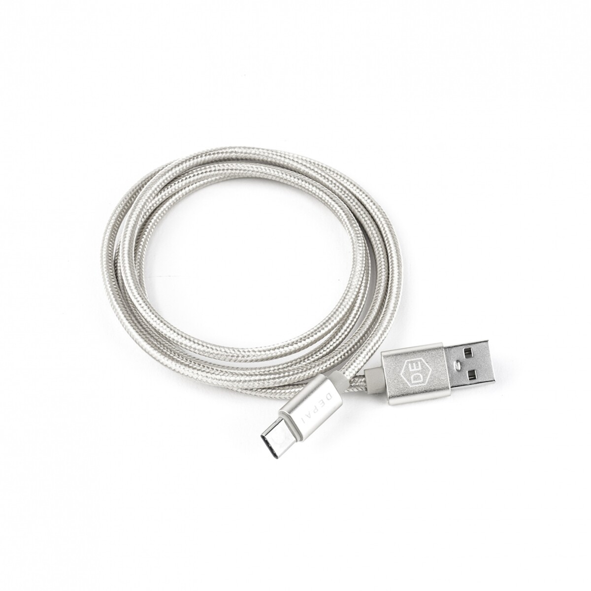 Cable Usb Para Tipo C - Plateado 