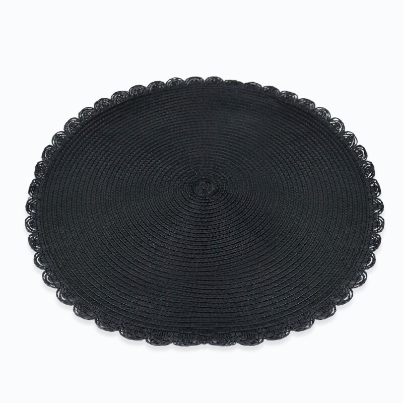 INDIVIDUAL RED NEGRO 38CM Unica