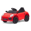Auto a batería infantil tipo Porsche Bebesit 6V Rojo