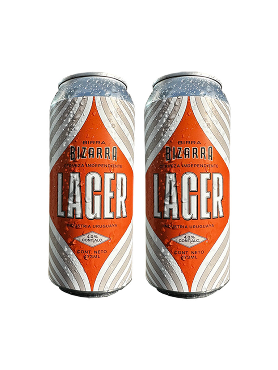 Promo 2x1 Cerveza Birra Bizarra Lager Lata 473ml Promo 2x1 Cerveza Birra Bizarra Lager Lata 473ml
